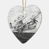 E-2Cホーキー(スクリュートップ) セラミックオーナメント (左)