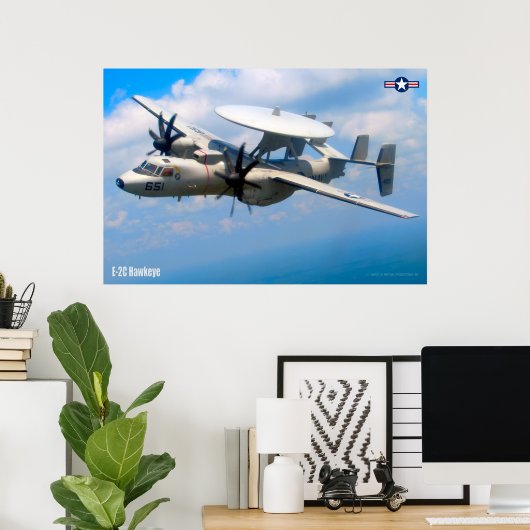 E-2C HAWKEYE ポスター (ホームオフィス)