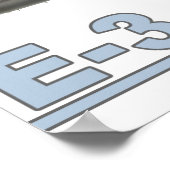 E-3 Sentry Print ポスター (角)