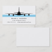 E-4B 747 シルエット パイロット ビジネスカード (正面/裏面)