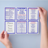 E-8**愛国ポケットパンフレット/しおり チラシ (手)