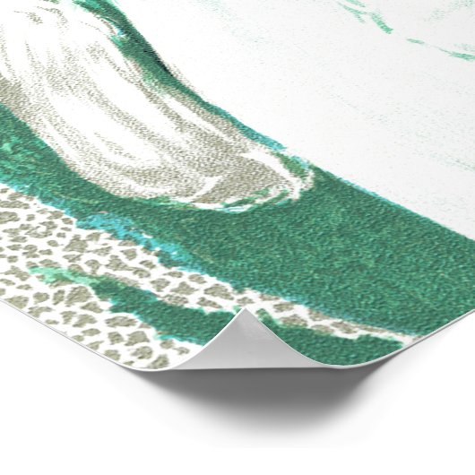 E. A.ミレ～白の女性 ポスター (角)