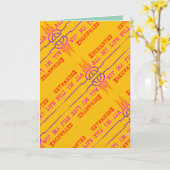 e.a.m.l. CARD studio miiri カード (黄色い花)