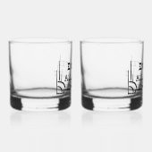 e.a.m.l. ON THE ROCKS GLASSES studio miiri ウイスキーグラス (右)