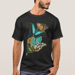 E.A. Séguy アンティーク風の蝶のイラスト Tシャツ