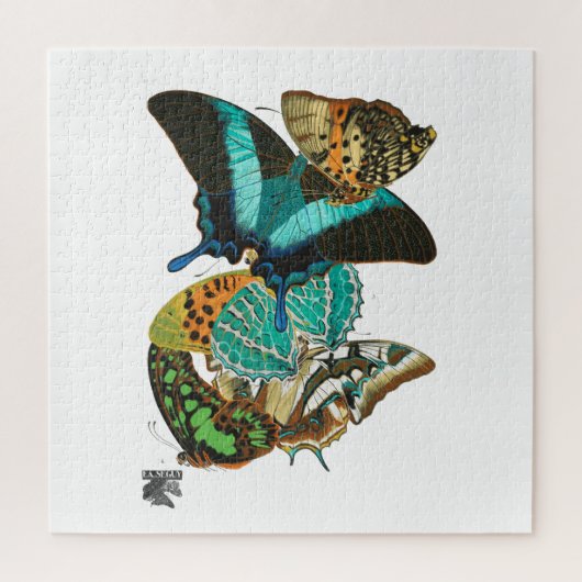 E.A. Séguy Vintage Butterflies Illustration ジグソーパズル (縦)