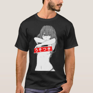 E:\AnhgocUpZZ\Ahegaoアニメ愛好家のためのLewd Conduct Tシャツ