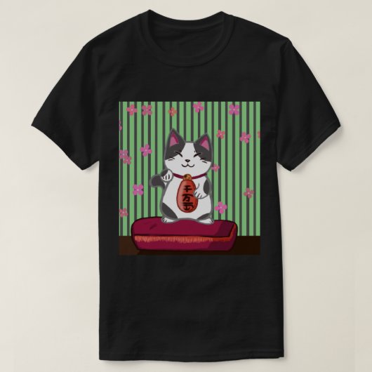 E:\AnhgocUpZZ\Cat of Good Fortune .png Tシャツ (デザイン正面)