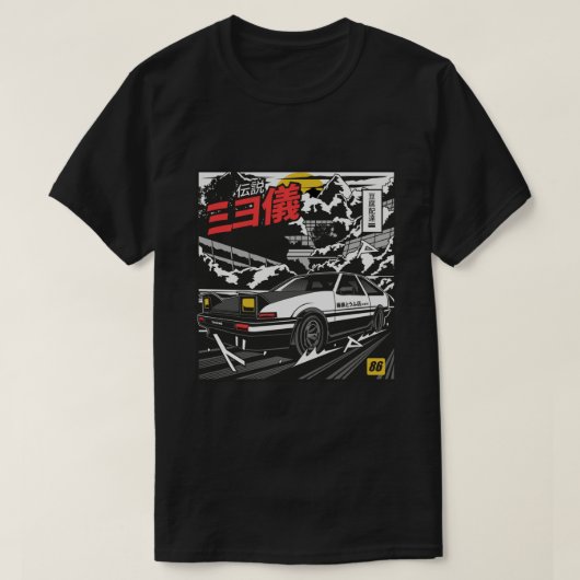 E:\AnhgocUpZZ\Initial D Takumi Fujiwara Hachiroku Tシャツ (デザイン正面)