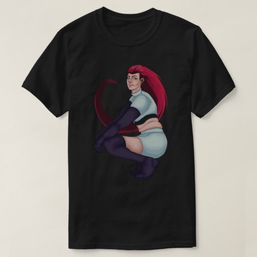 E:\AnhgocUpZZ\Jessie - Team Rocket .png Tシャツ (デザイン正面)