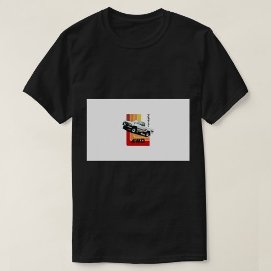 E:\AnhgocUpZZ\Retro 80のToyota Hilux.png Tシャツ (デザイン正面)