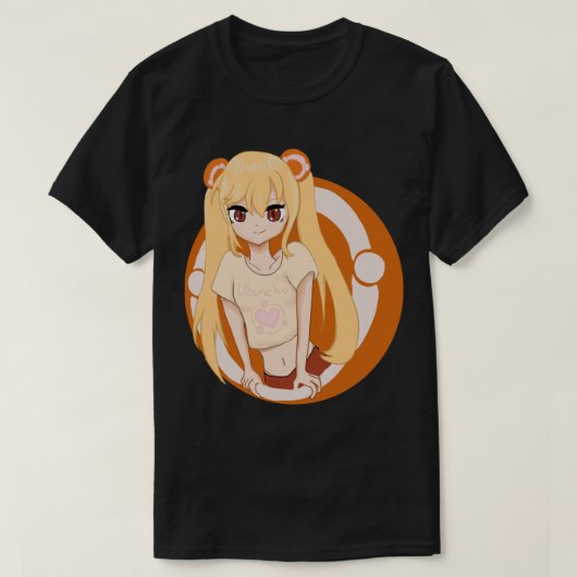 E:\AnhgocUpZZ\Ubuntu-chan.png Tシャツ (デザイン正面)