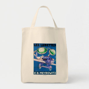 E.B. Meyrowitzの航空目鏡広告 トートバッグ