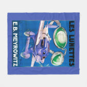 E.B. Meyrowitzの航空目鏡広告 フリースブランケット (正面(横))