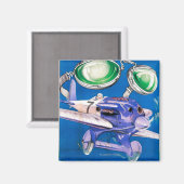 E.B. Meyrowitzゴーグル飛んでいる広告 マグネット (正面/裏面)