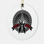 e-bass guitar let's rock セラミックオーナメント (左)