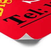 E-BIKE Big SALE SIGN for Showroom windows Poster ポスター (角)