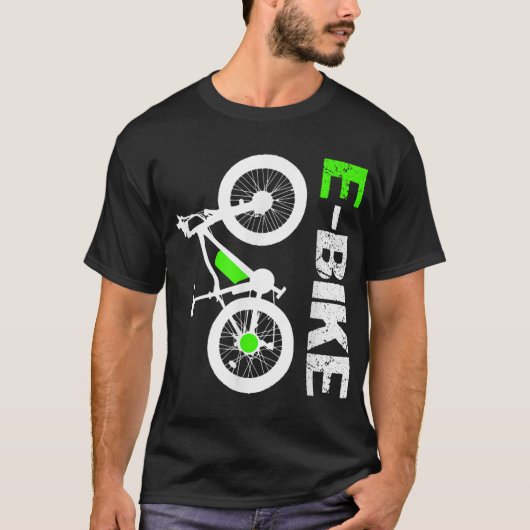 E-Bike - Electric Bicycle クール Gift Tシャツ (正面)