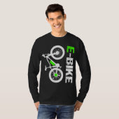 E-Bike - Electric Bicycle クール Gift Tシャツ (正面フル)