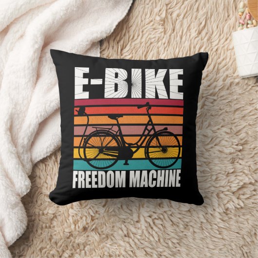 E-Bike Freedom Machine クッション (ブランケット)