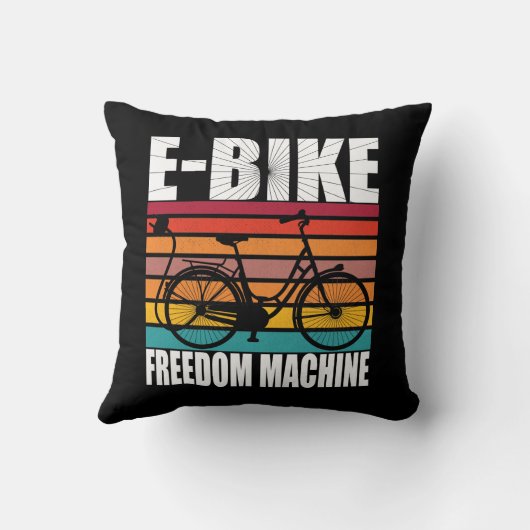 E-Bike Freedom Machine クッション (裏面)