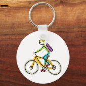 E-bike Stickman キーホルダー (裏面)