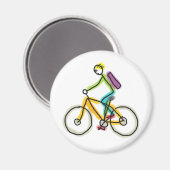 E-Bike Stickman マグネット (正面/裏面)