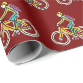 E-Bike Stickman ラッピングペーパー (ロールコーナー)