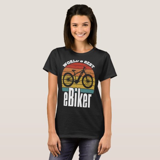 E Biking   Greatest E Biker Appreciation E Bike Tシャツ (正面フル)