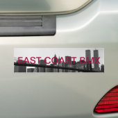 E.c.bのステッカーのブルックリン橋 バンパーステッカー (車上)