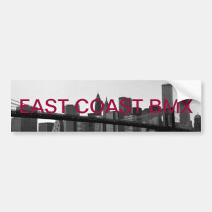 E.c.bのステッカーのブルックリン橋 バンパーステッカー