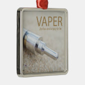 E-cigと蒸発 メタルオーナメント (右)