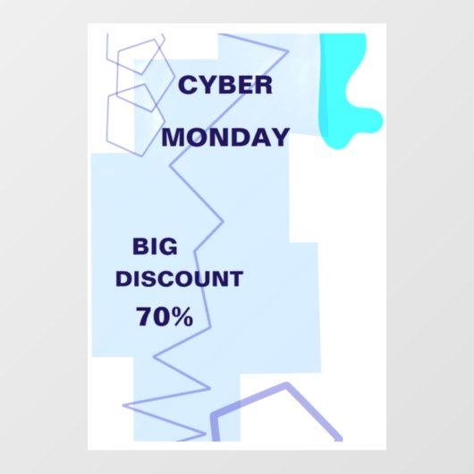 E-commerce Cyber Monday Deal ウィンドウサイン (シート)