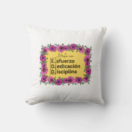 E.D. Esfuerzo, Dedicacion, Discidina Pillow クッション