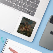 E. Delacroix – フォードを横断するモロッコの騎士 シール (ノートパソコンとiPhone)
