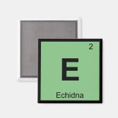 E - Echidnaギリシャ化学周期表記号 マグネット (正面/裏面)