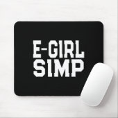 E-girl Simp -ノベルティおもしろいSimp - Simpハロウィーン マウスパッド (マウス)