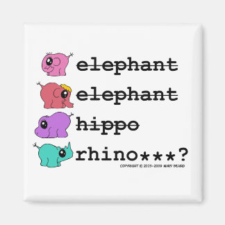 e.h.r...？ロゴマグネット マグネット