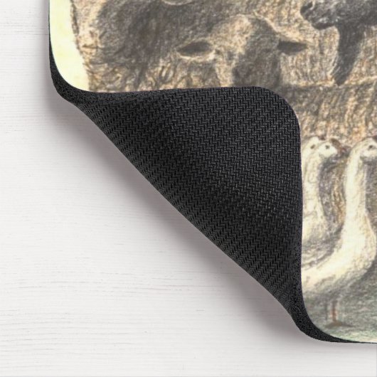 e-i-e-i-o-oの家畜のマウスパッド マウスパッド (コーナー)