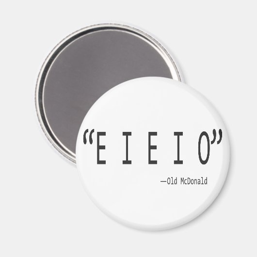 E I I O マグネット (正面/裏面)