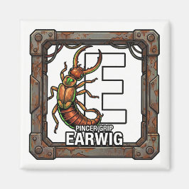 E is for Earwig – GTAスタイルABC学習マグネット マグネット