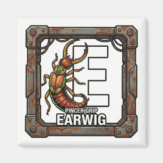 E is for Earwig – GTAスタイルABC学習マグネット マグネット
