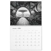 E.J.ゴールドのソサー飛んでいるズ カレンダー (1月 2026)