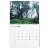 E.J.ゴールドの禅園 カレンダー (2月 2027)