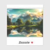 E.J.金ゴールドのゴールデンのフィールドのブリスリムーバブルビニール シール (シート)