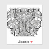 E.J.金ゴールドイカ取り外し可能ビニル シール (シート)