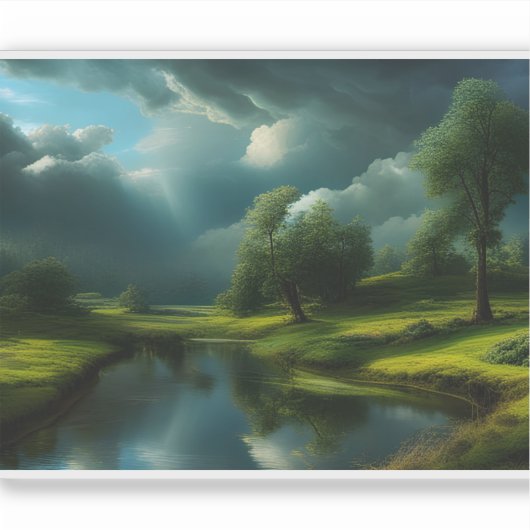 E.J.金ゴールドウィスパリングウィローズ取り外し可能ビニル シール (正面)