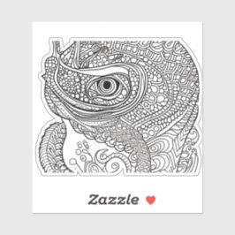 E.J.金ゴールドカメレオンリムーバルビニル シール