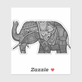 E.J.金ゴールドゾウ取り外し可能ビニル シール