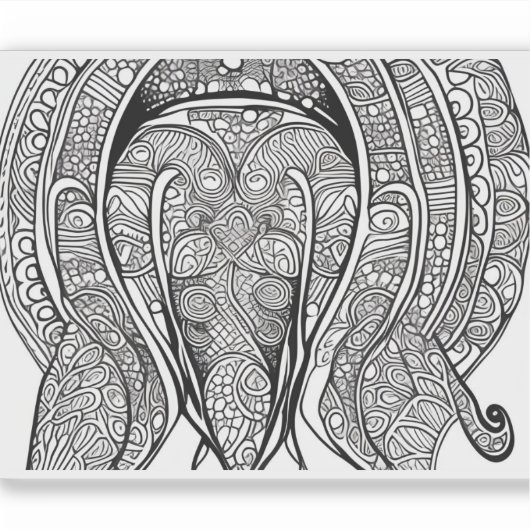 E.J.金ゴールドドルフィン顔リムーバブルビニル シール (正面)